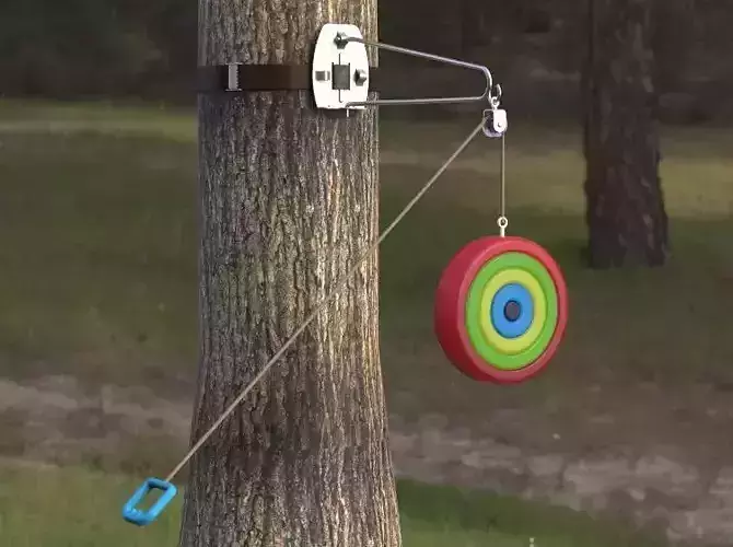 Kids toy hanging mechanism