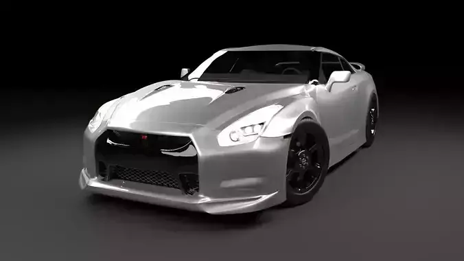 Nissan gtr R35  Free 3D model
