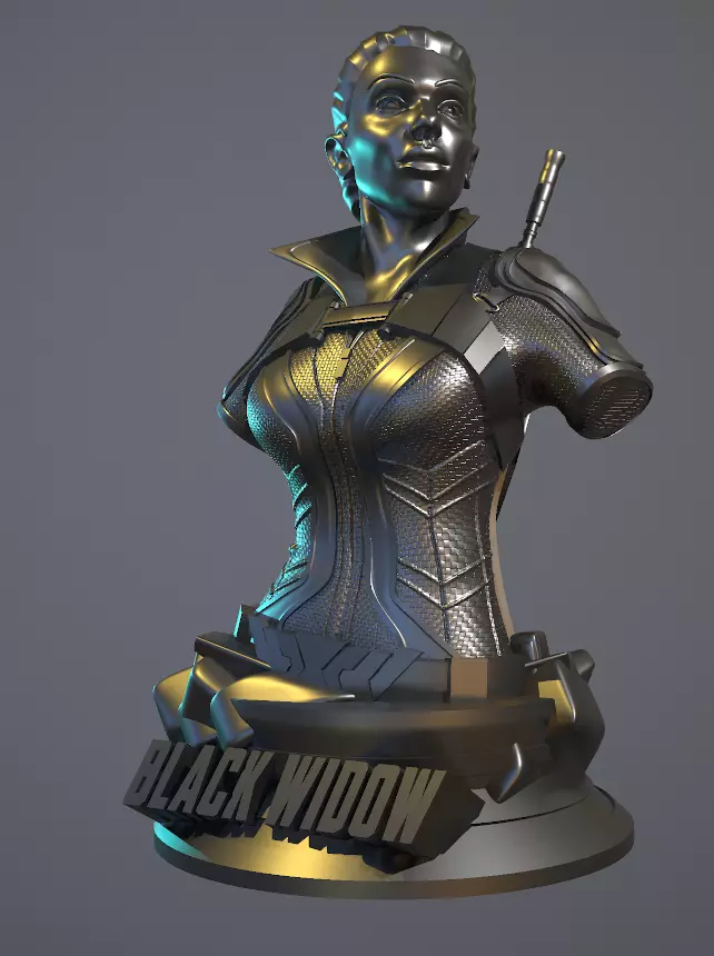 Black Widow Fan Art Scarlet Johanson 2020 Inspired 3D print model_0