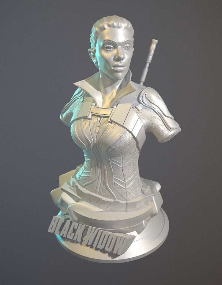 Black Widow Fan Art Scarlet Johanson 2020 Inspired 3D print model_3