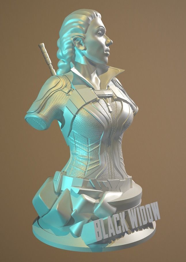 Black Widow Fan Art Scarlet Johanson 2020 Inspired 3D print model_2