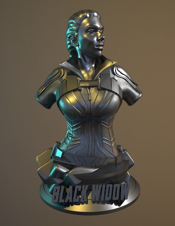 Black Widow Fan Art Scarlet Johanson 2020 Inspired 3D print model_1