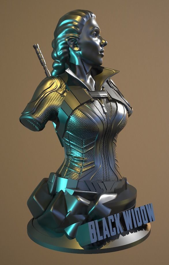 Black Widow Fan Art Scarlet Johanson 2020 Inspired 3D print model_4