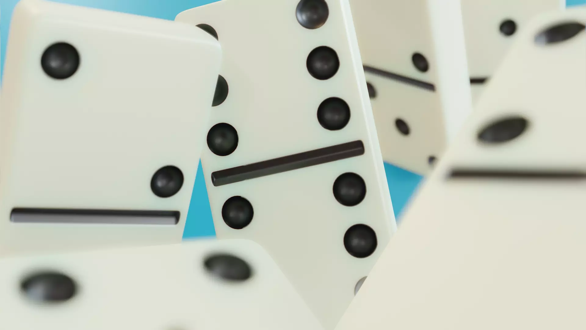 Domino Set incl box 3D model