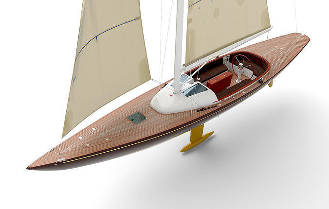 Leonardo yacht Eagle 44 BROWN 3D model