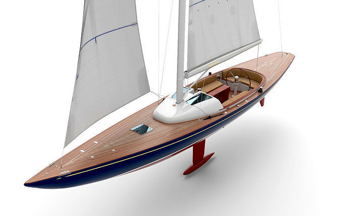 yacht Eagle 44  3D model