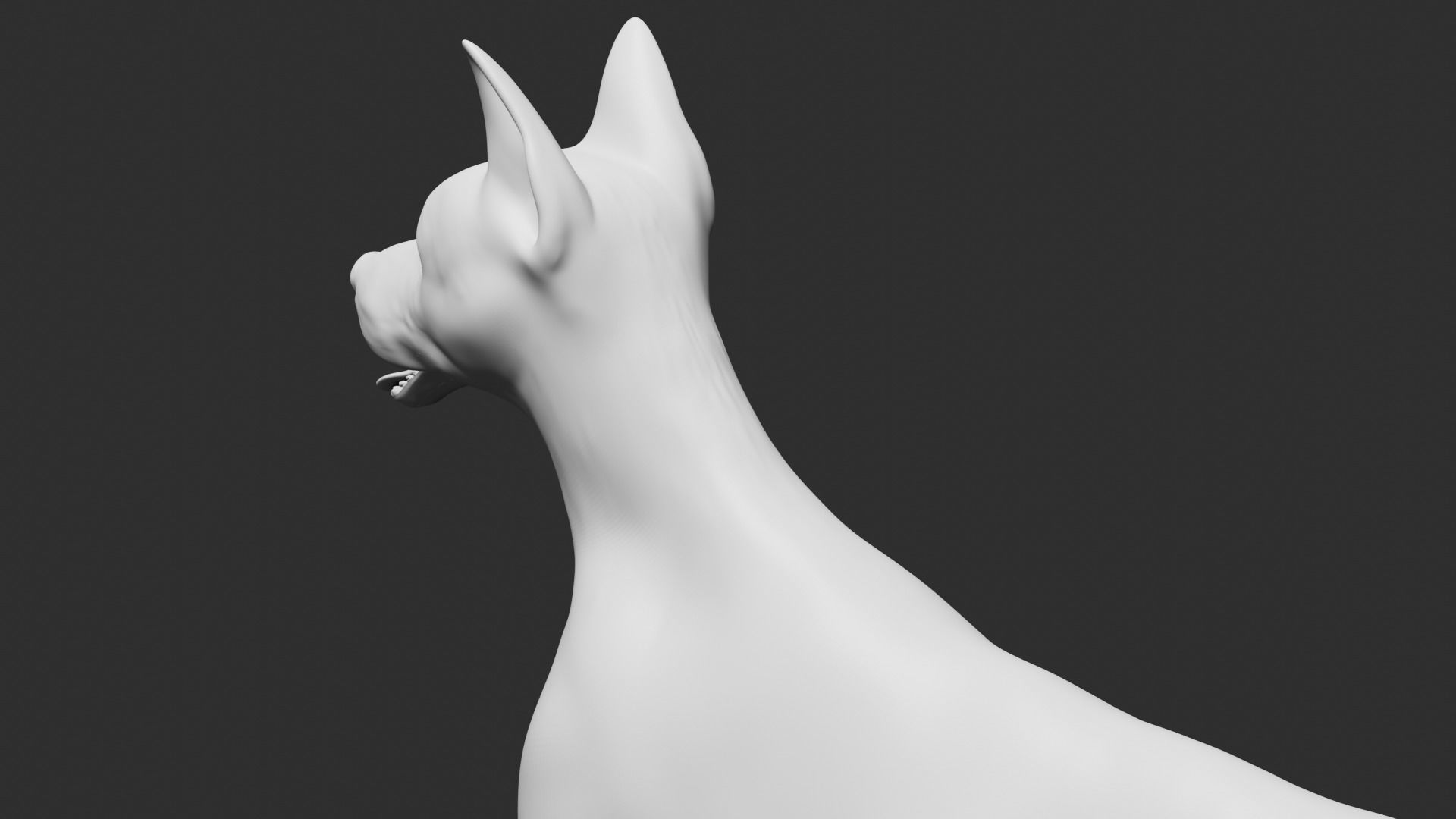 doberman dog 3D print model_12