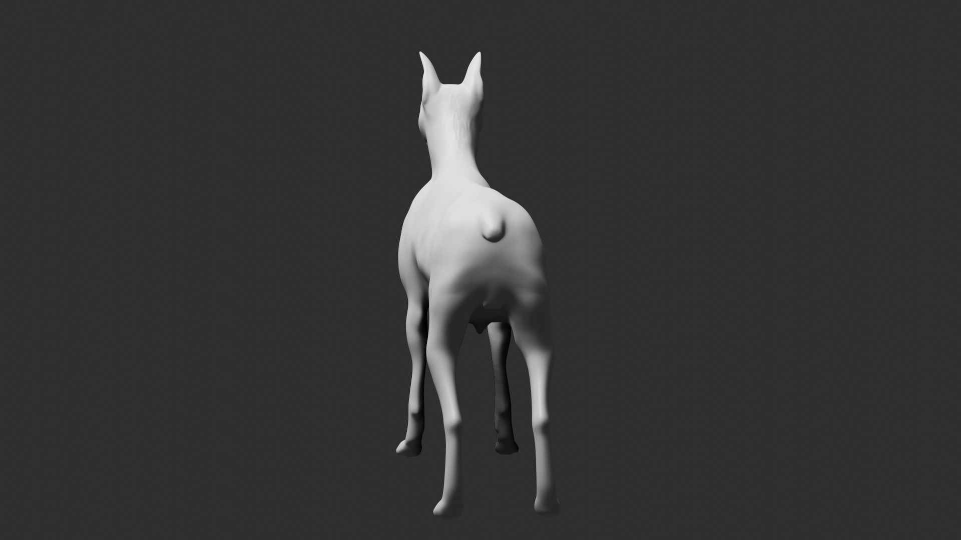 doberman dog 3D print model_13