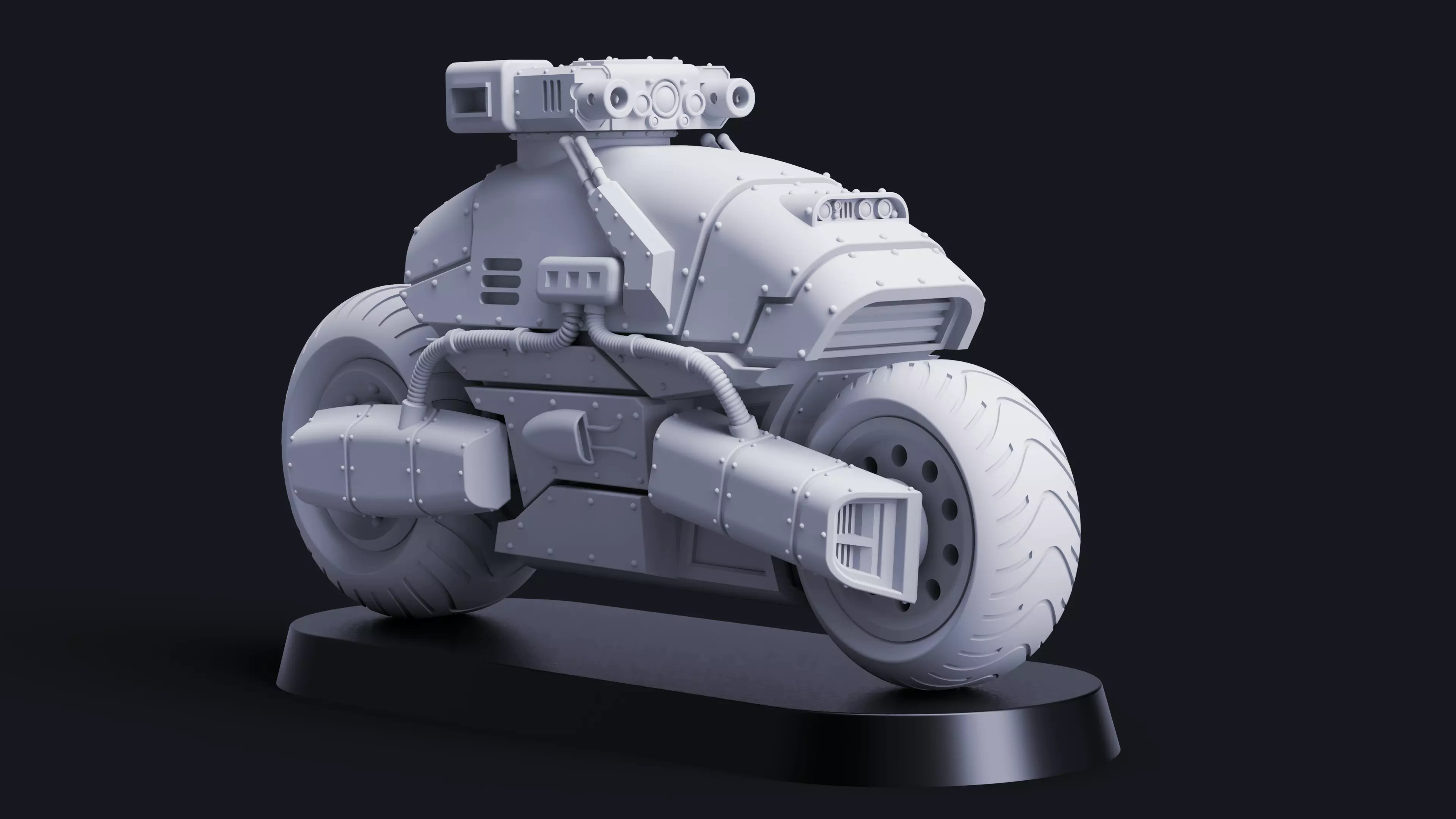 Recon Dronebike - Mutant Militia 3D print model