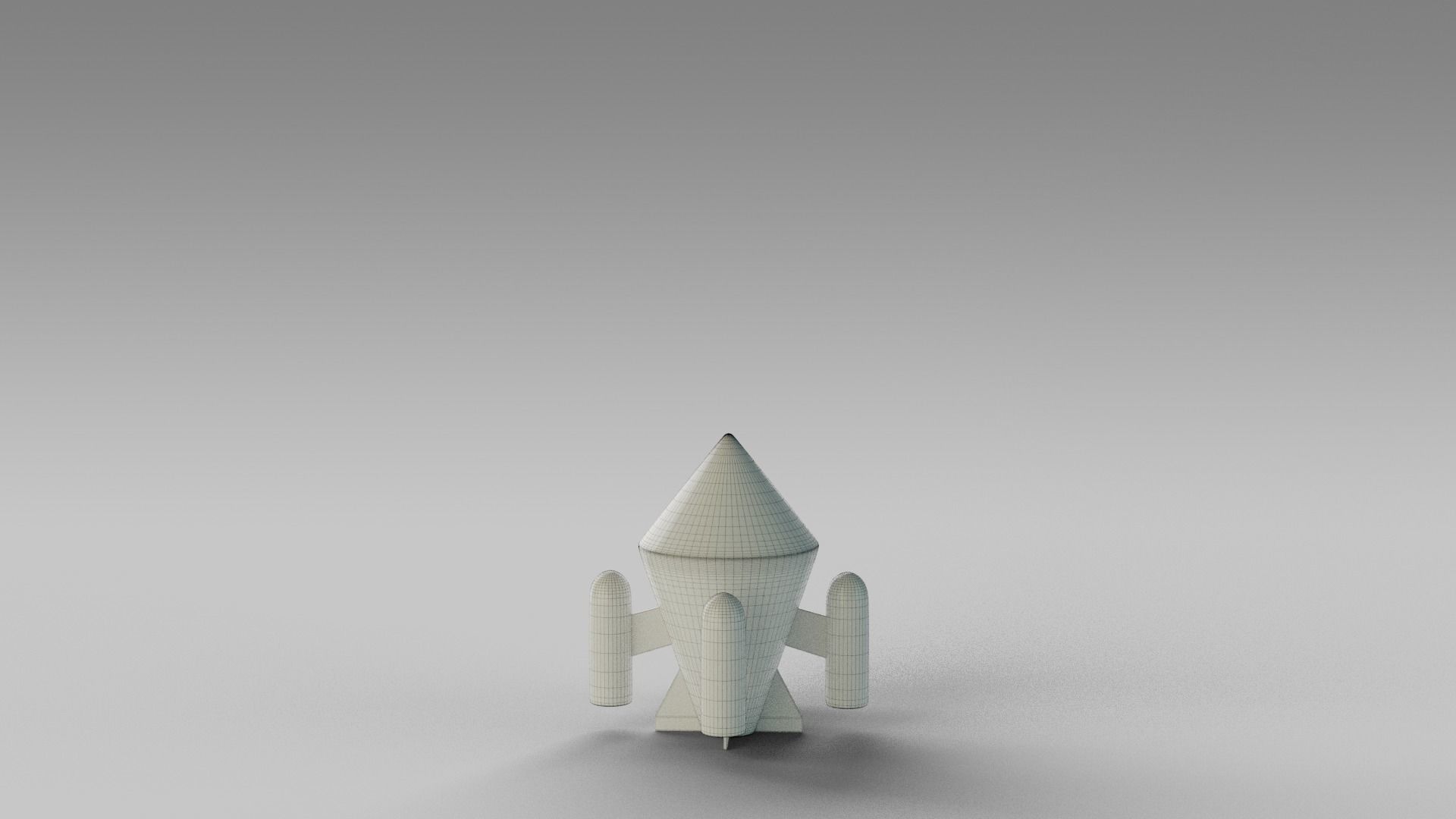 Cartoon Spaceships Pack Low-poly 3D model_16