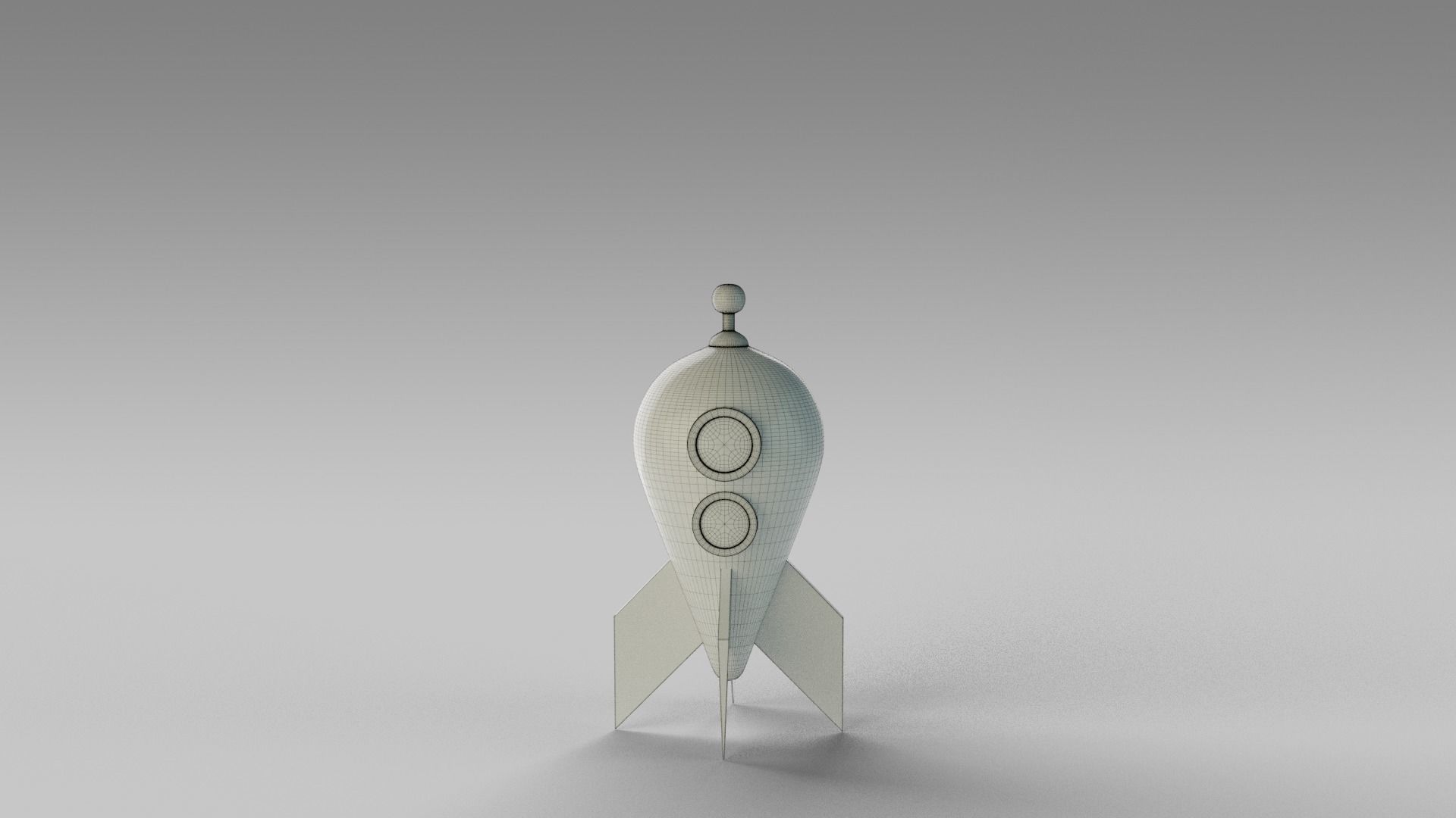 Cartoon Spaceships Pack Low-poly 3D model_13