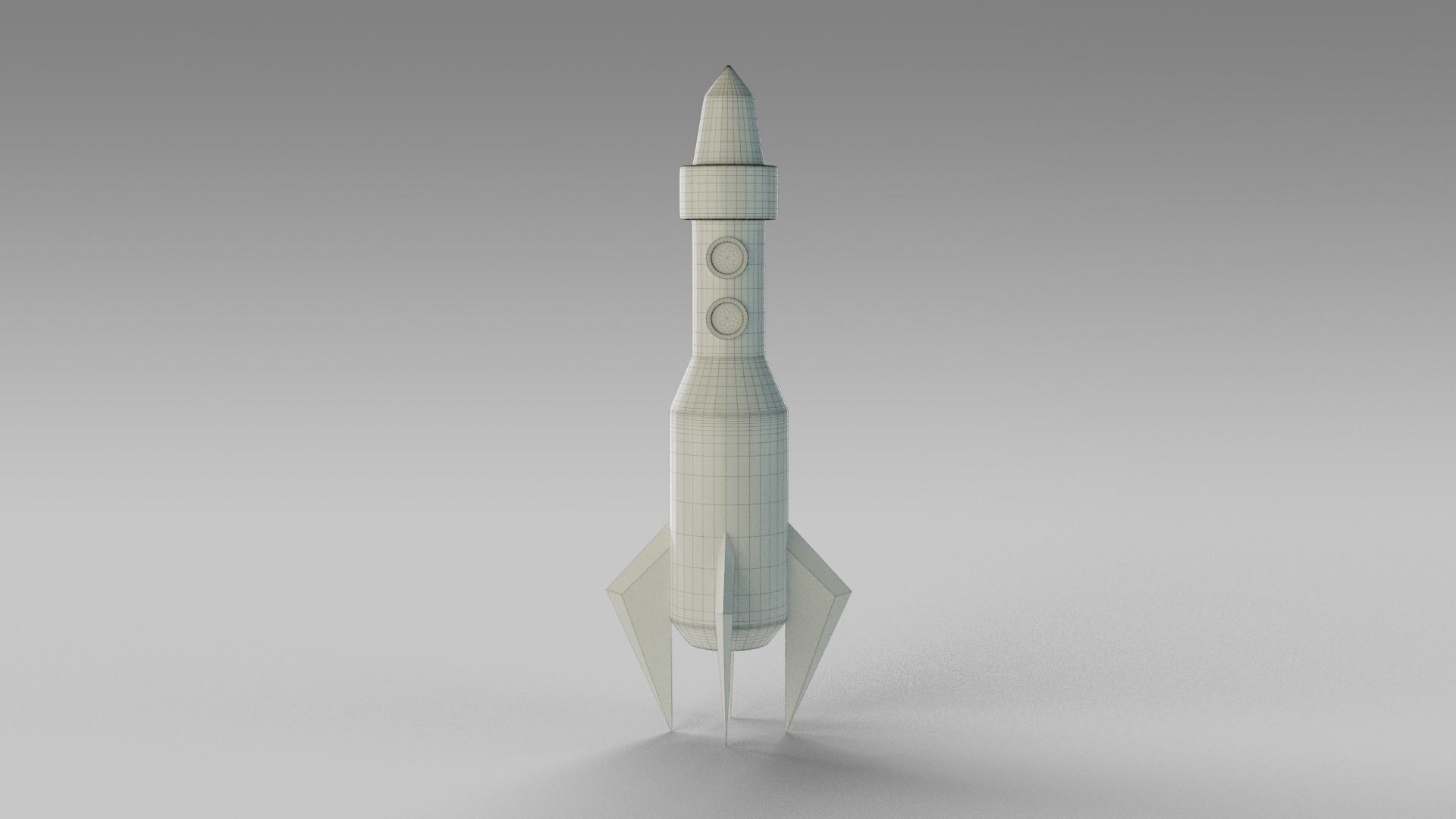 Cartoon Spaceships Pack Low-poly 3D model_10