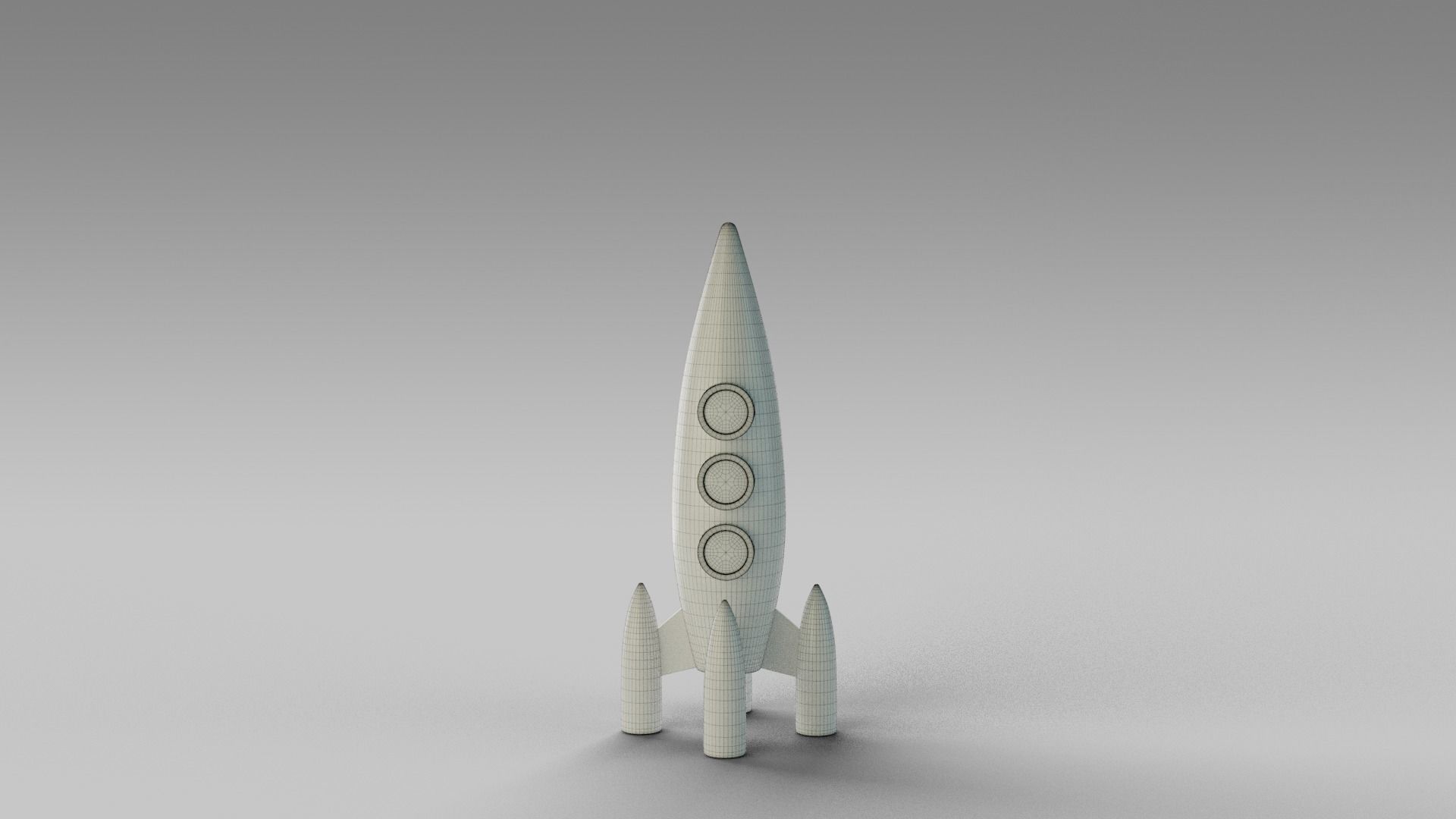 Cartoon Spaceships Pack Low-poly 3D model_19