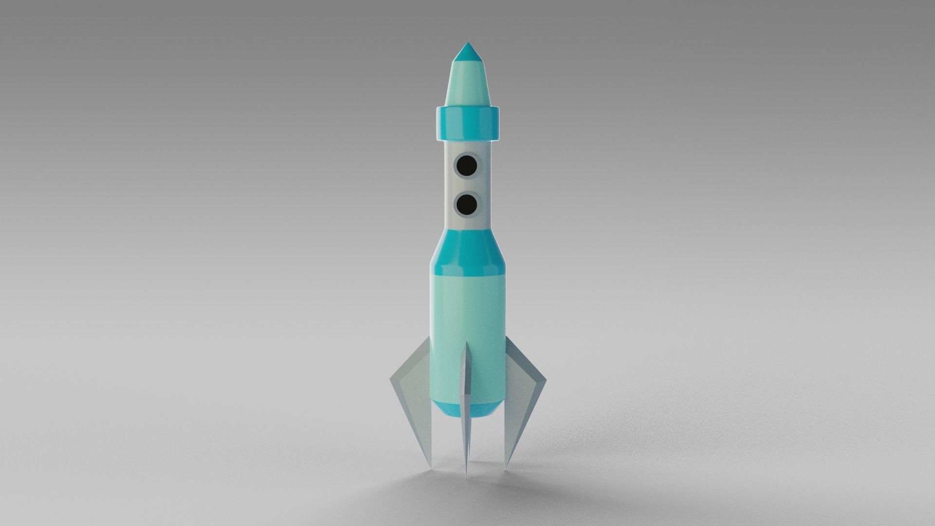 Cartoon Spaceships Pack Low-poly 3D model_8
