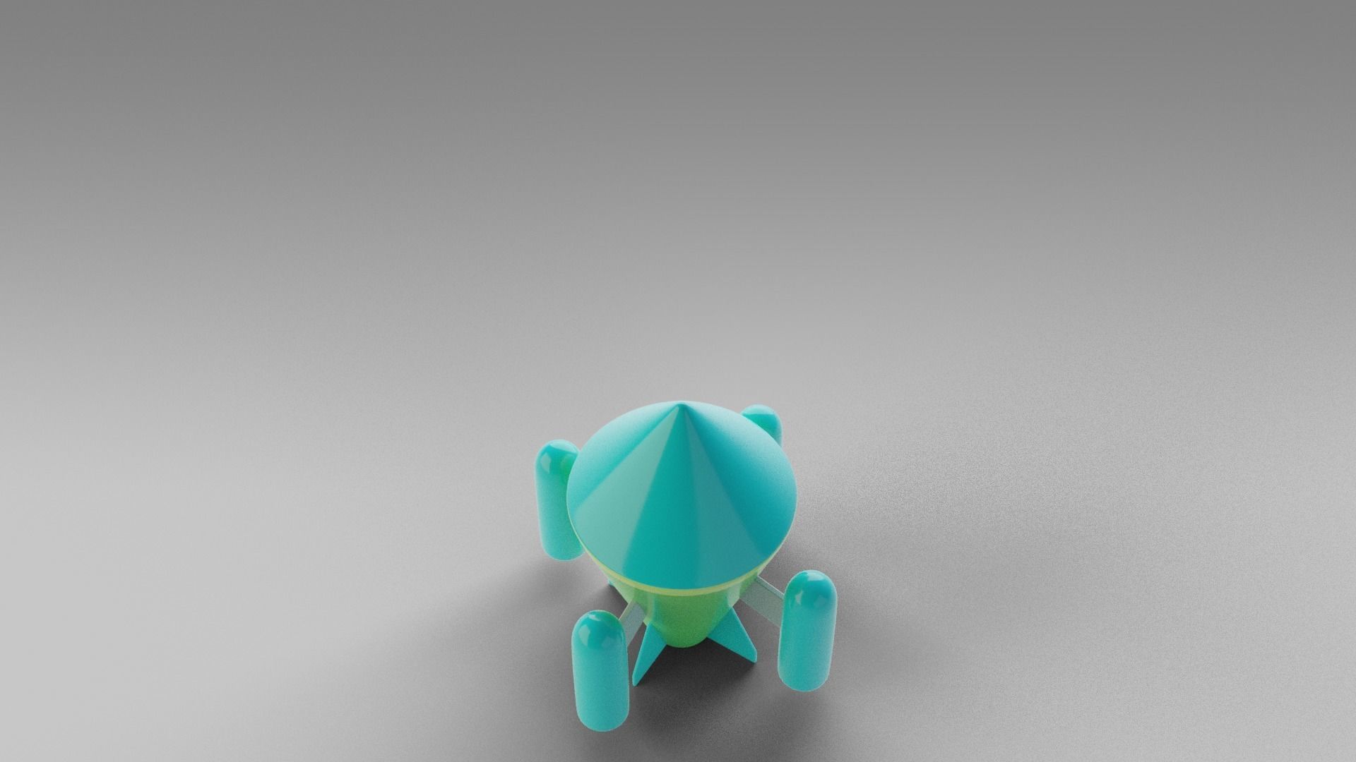 Cartoon Spaceships Pack Low-poly 3D model_14