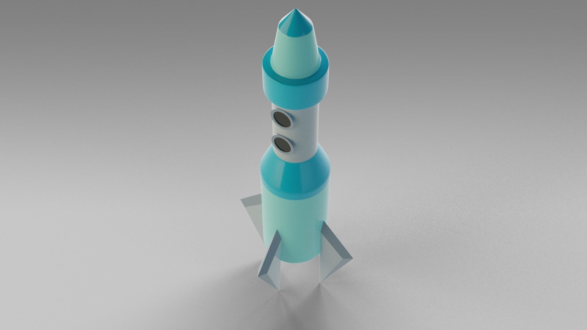 Cartoon Spaceships Pack Low-poly 3D model_9