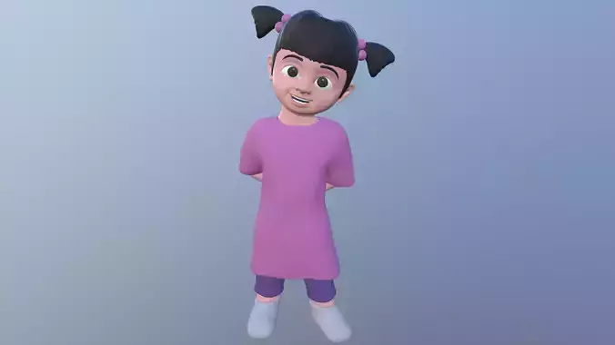 Boo from Monsters inc 3D print model