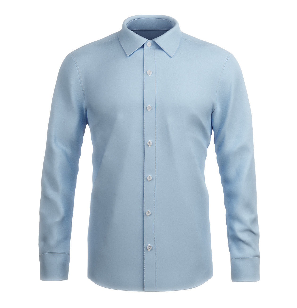Men Shirt 3D model_8