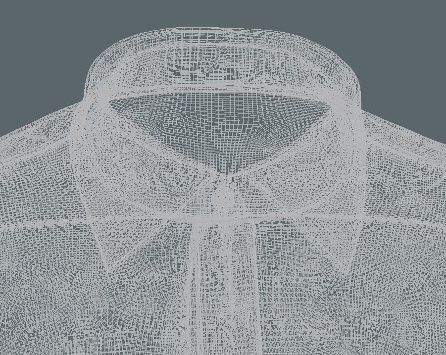 Men Shirt 3D model_5