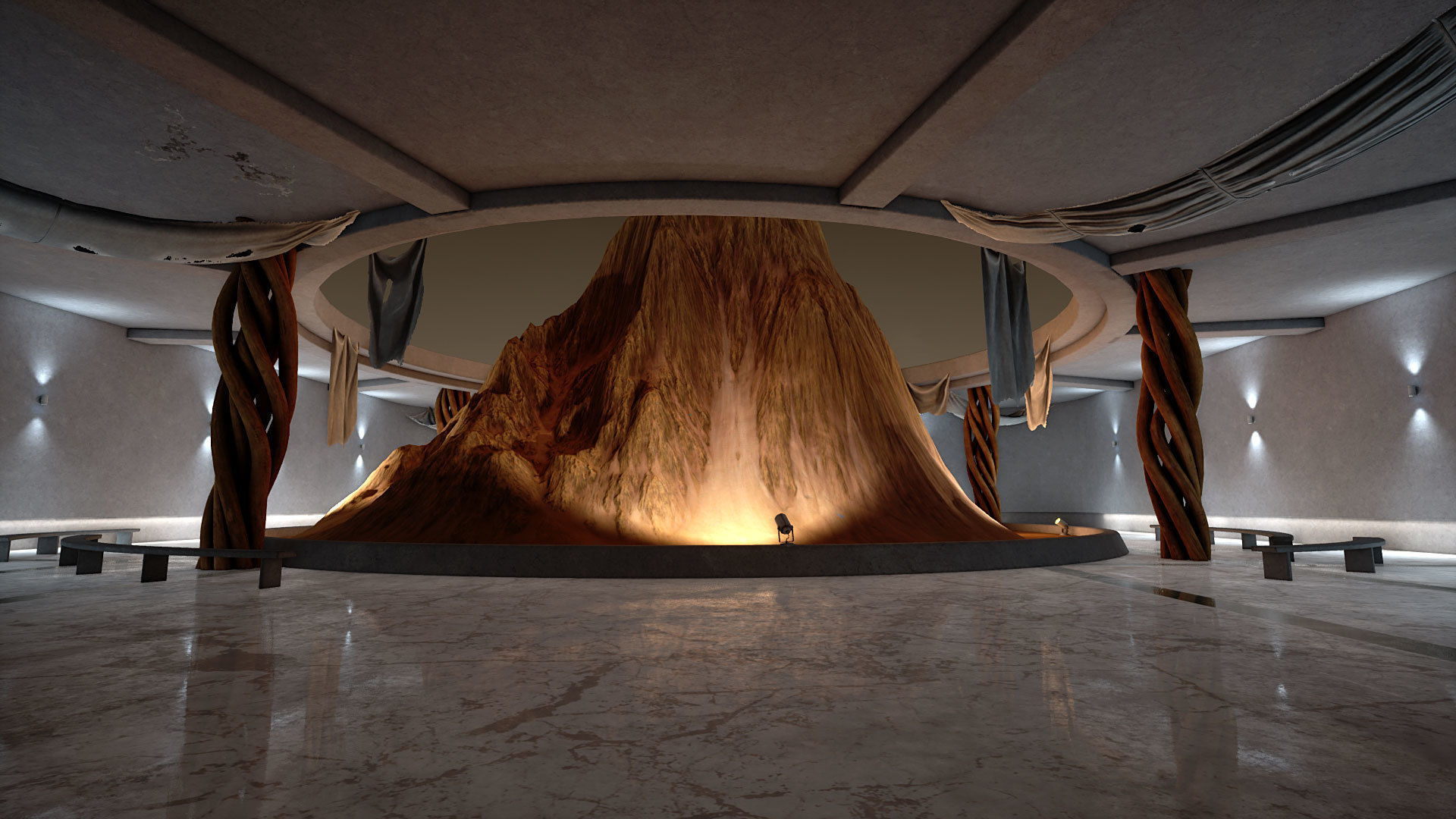 Gallery of Nature Low-poly 3D model_3