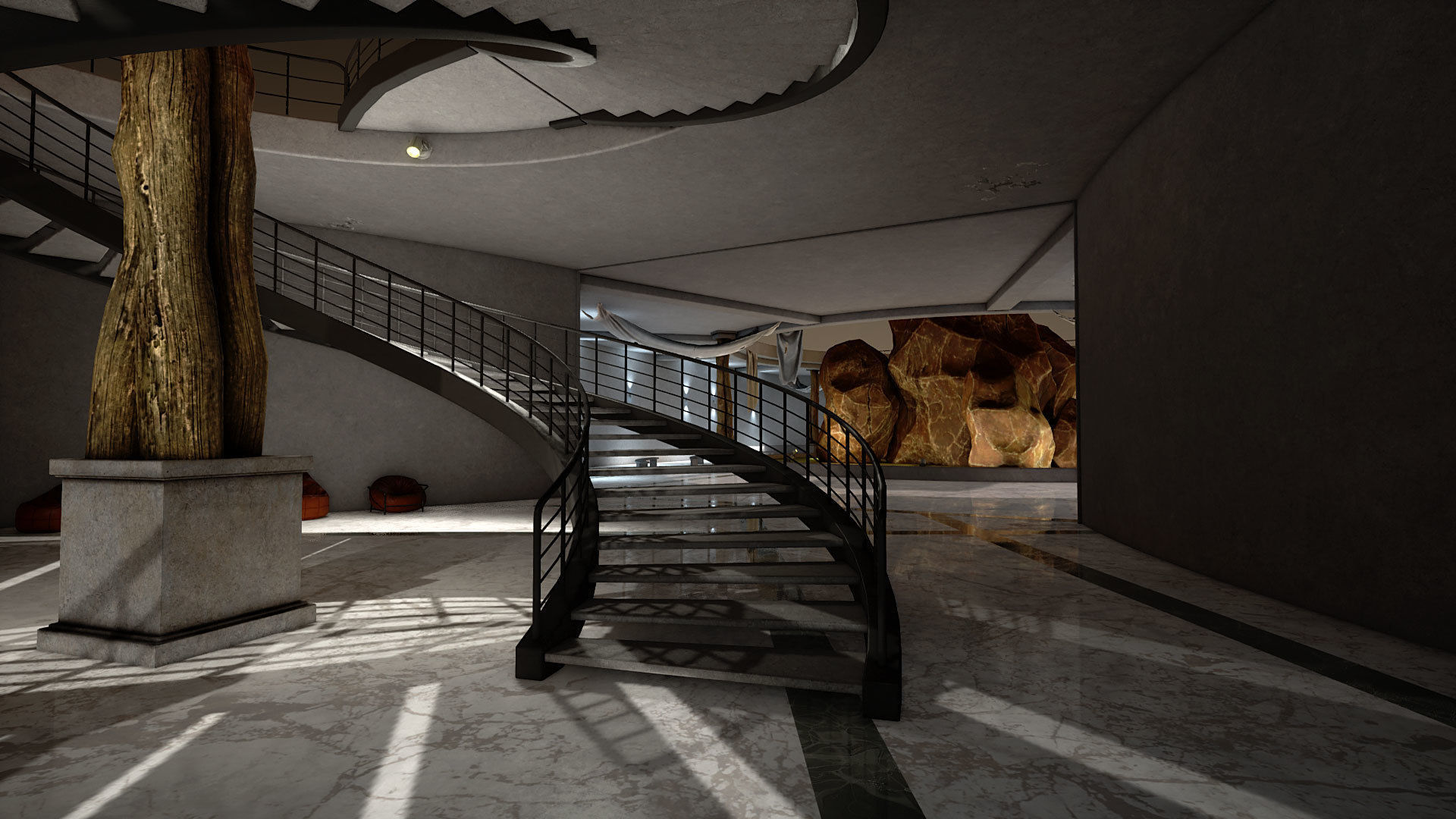 Gallery of Nature Low-poly 3D model_5