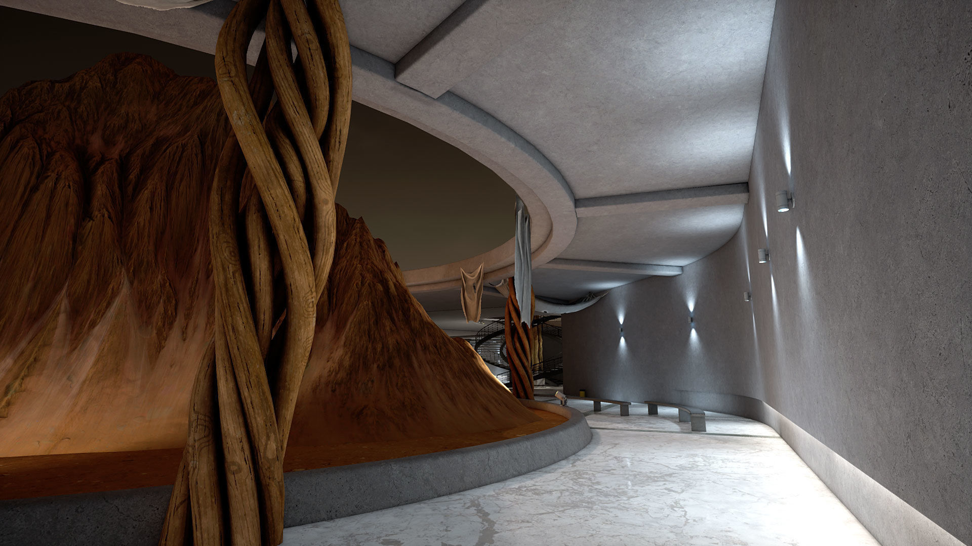 Gallery of Nature Low-poly 3D model_4