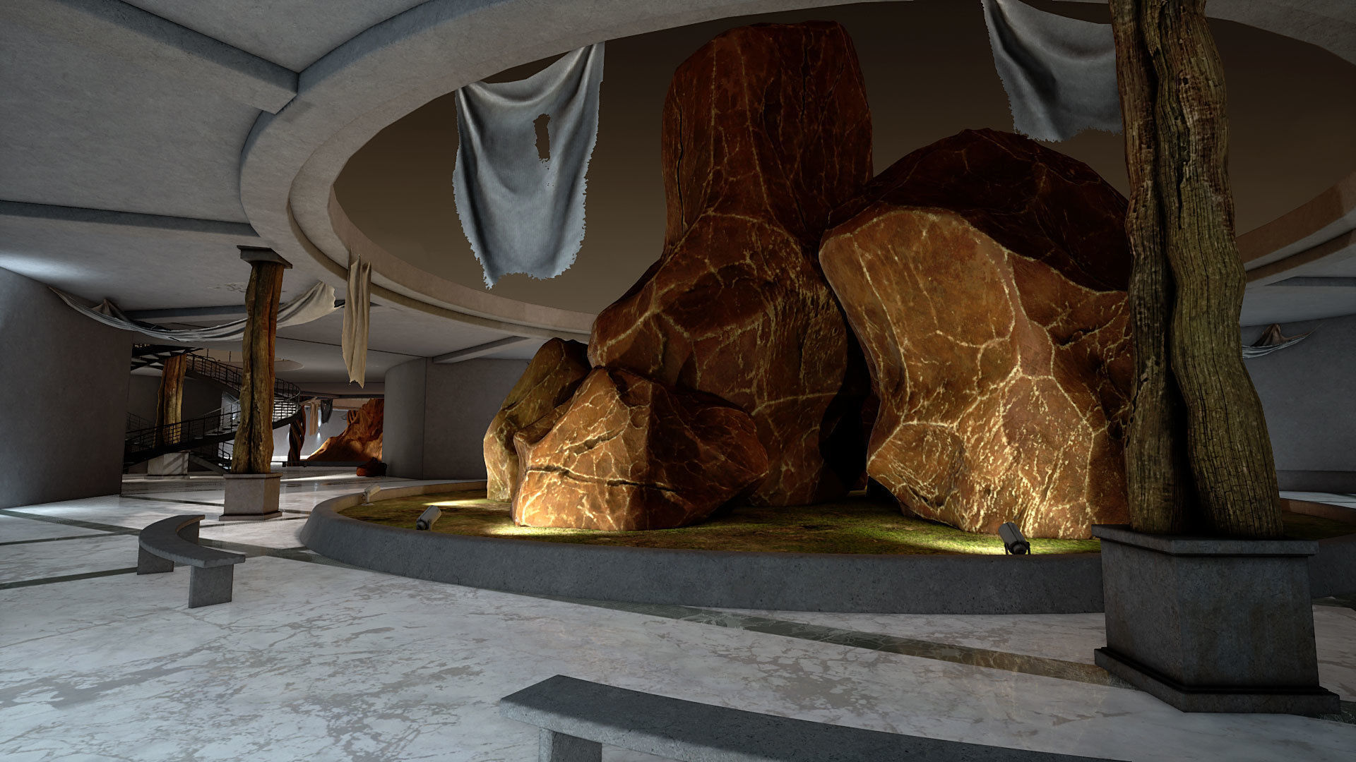 Gallery of Nature Low-poly 3D model_7