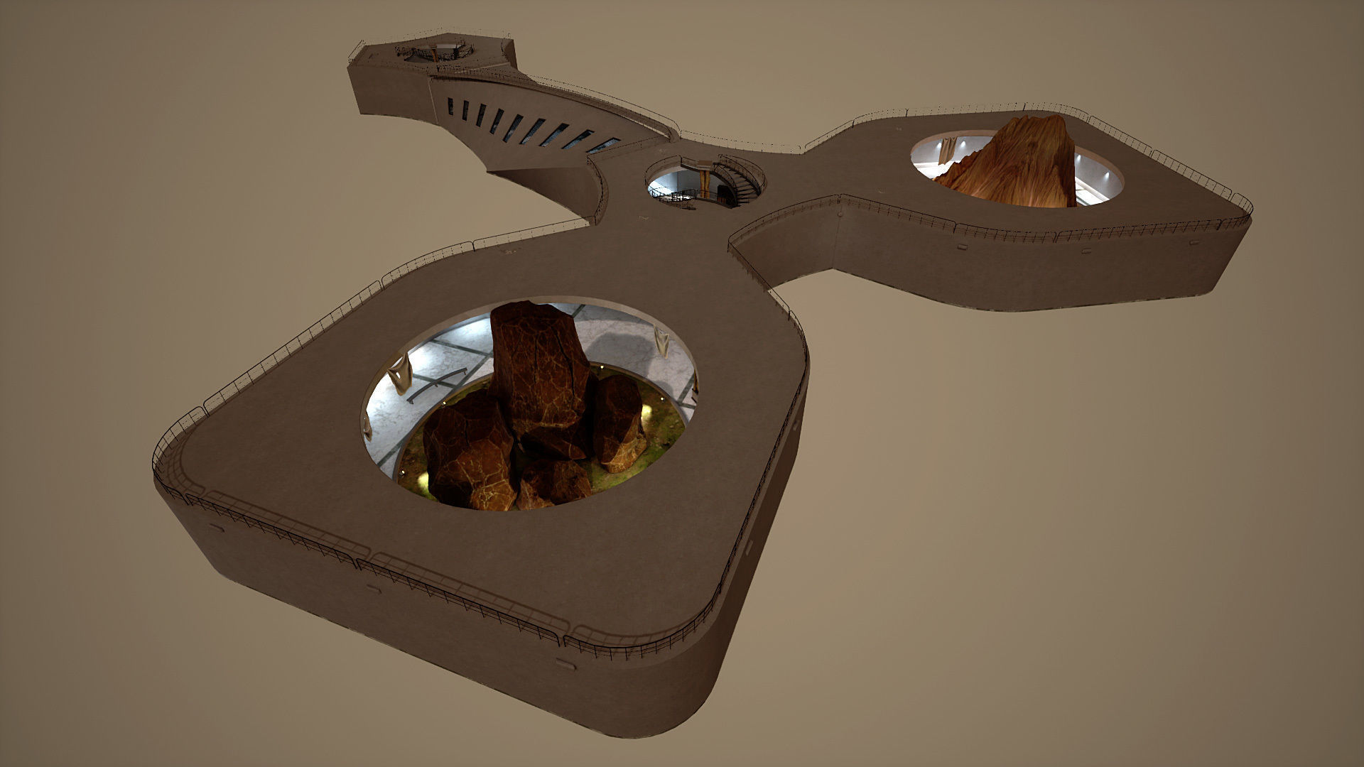 Gallery of Nature Low-poly 3D model_16