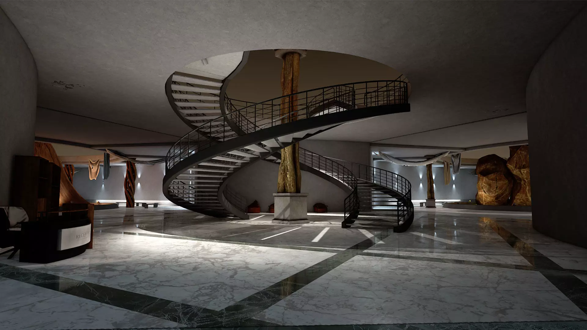 Gallery of Nature Low-poly 3D model_0