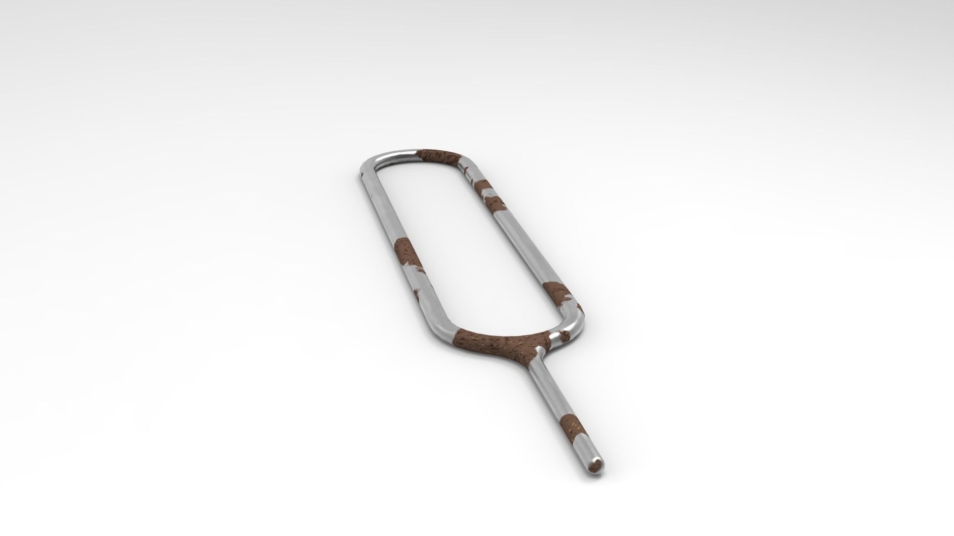 Sim-Removal-Ejector-Pin gold plated key ring 3D print model_9