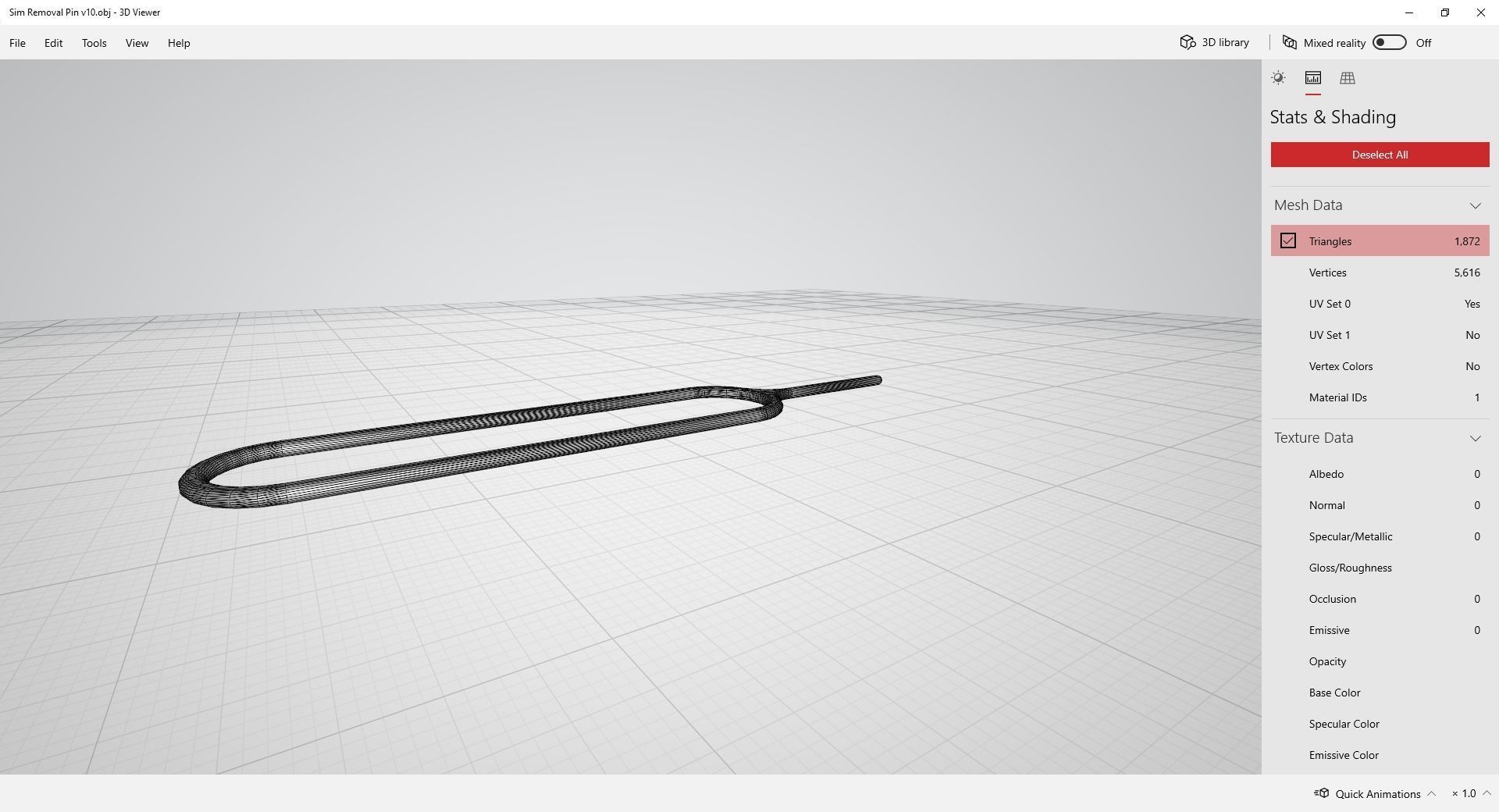 Sim-Removal-Ejector-Pin gold plated key ring 3D print model_10