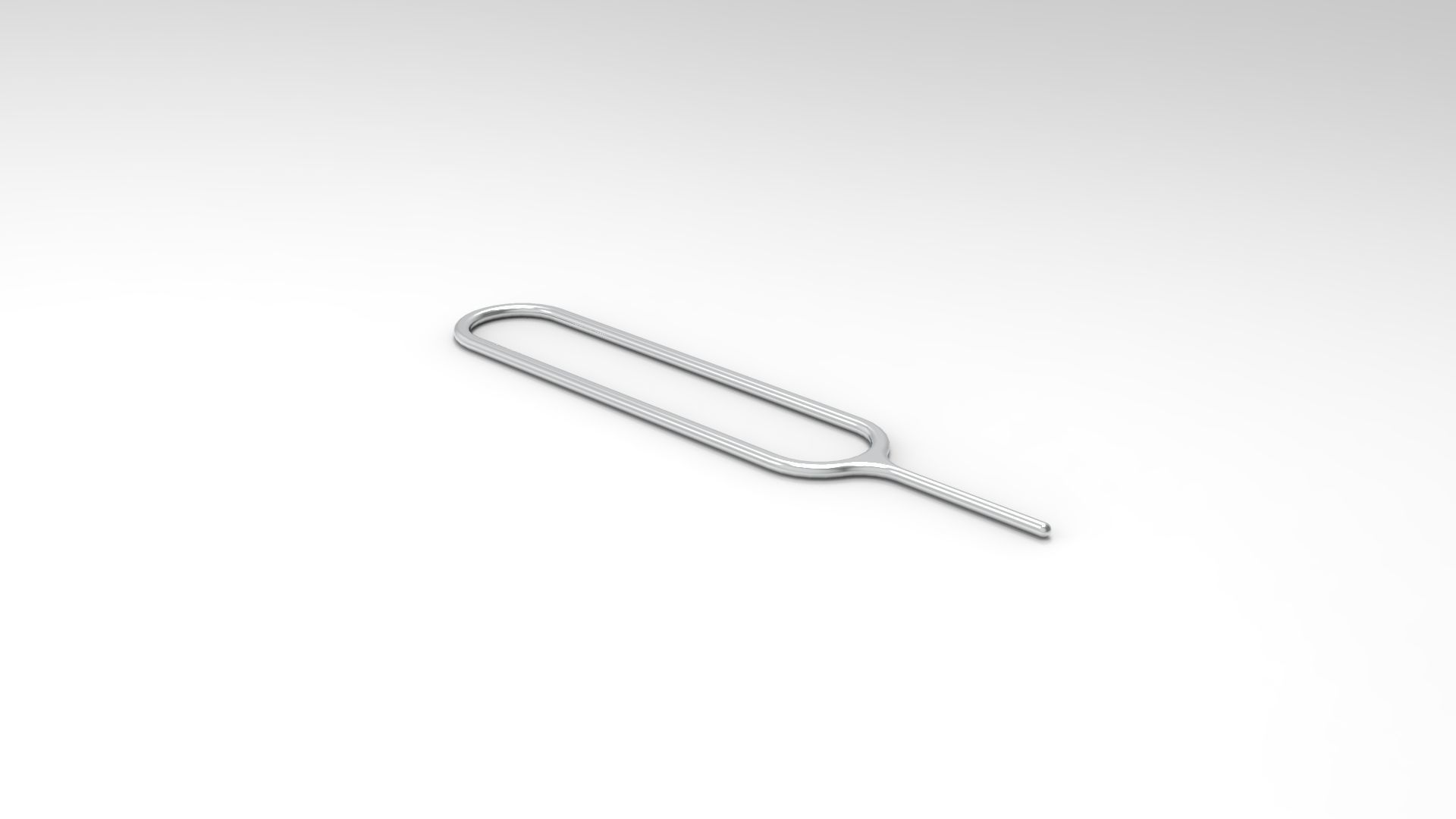 Sim-Removal-Ejector-Pin gold plated key ring 3D print model_5