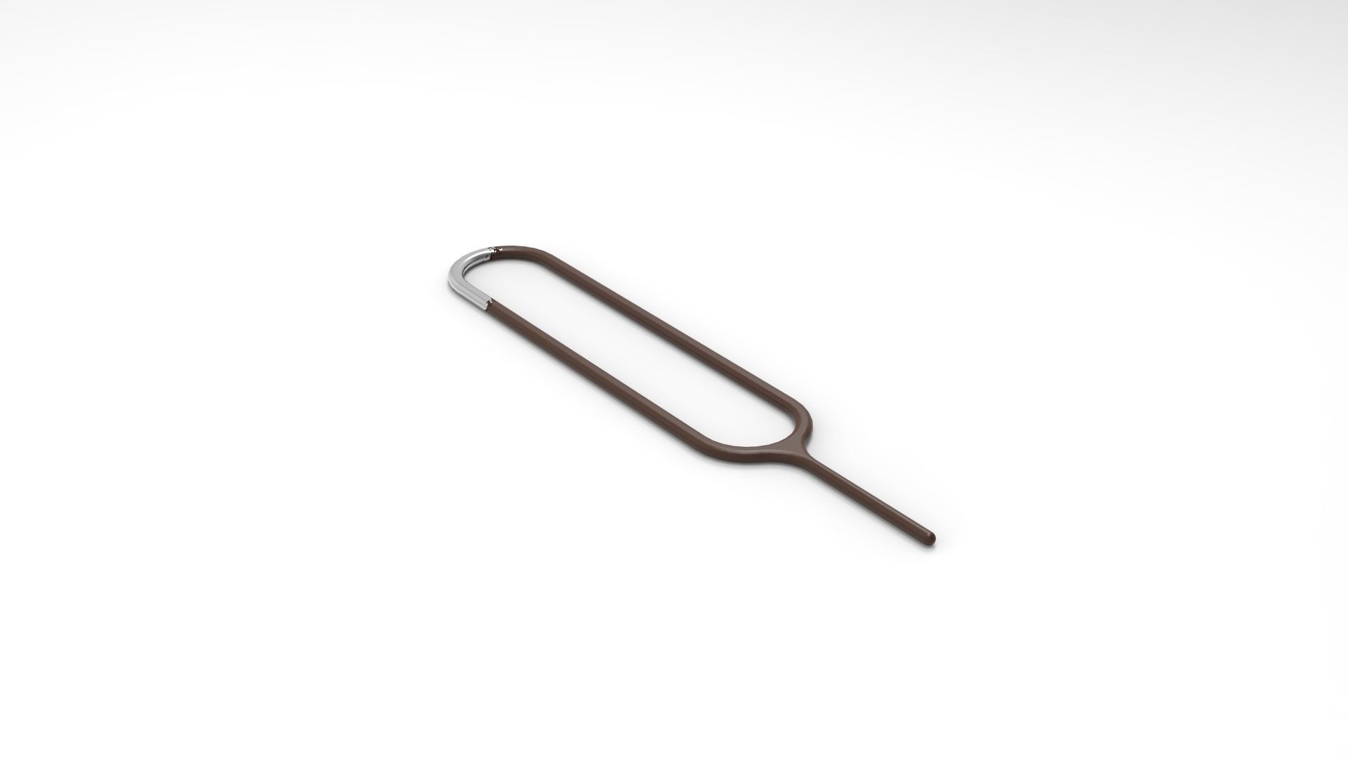 Sim-Removal-Ejector-Pin gold plated key ring 3D print model_7