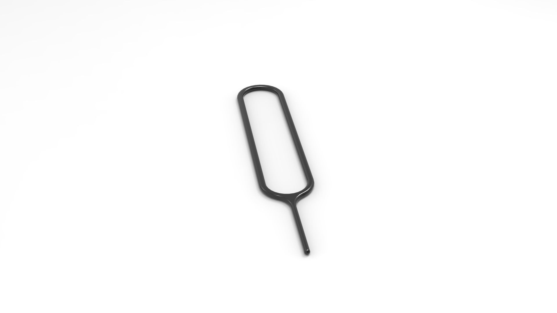 Sim-Removal-Ejector-Pin gold plated key ring 3D print model_2