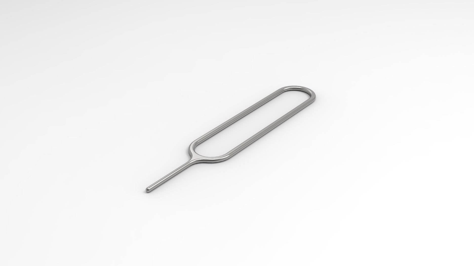 Sim-Removal-Ejector-Pin gold plated key ring 3D print model_8