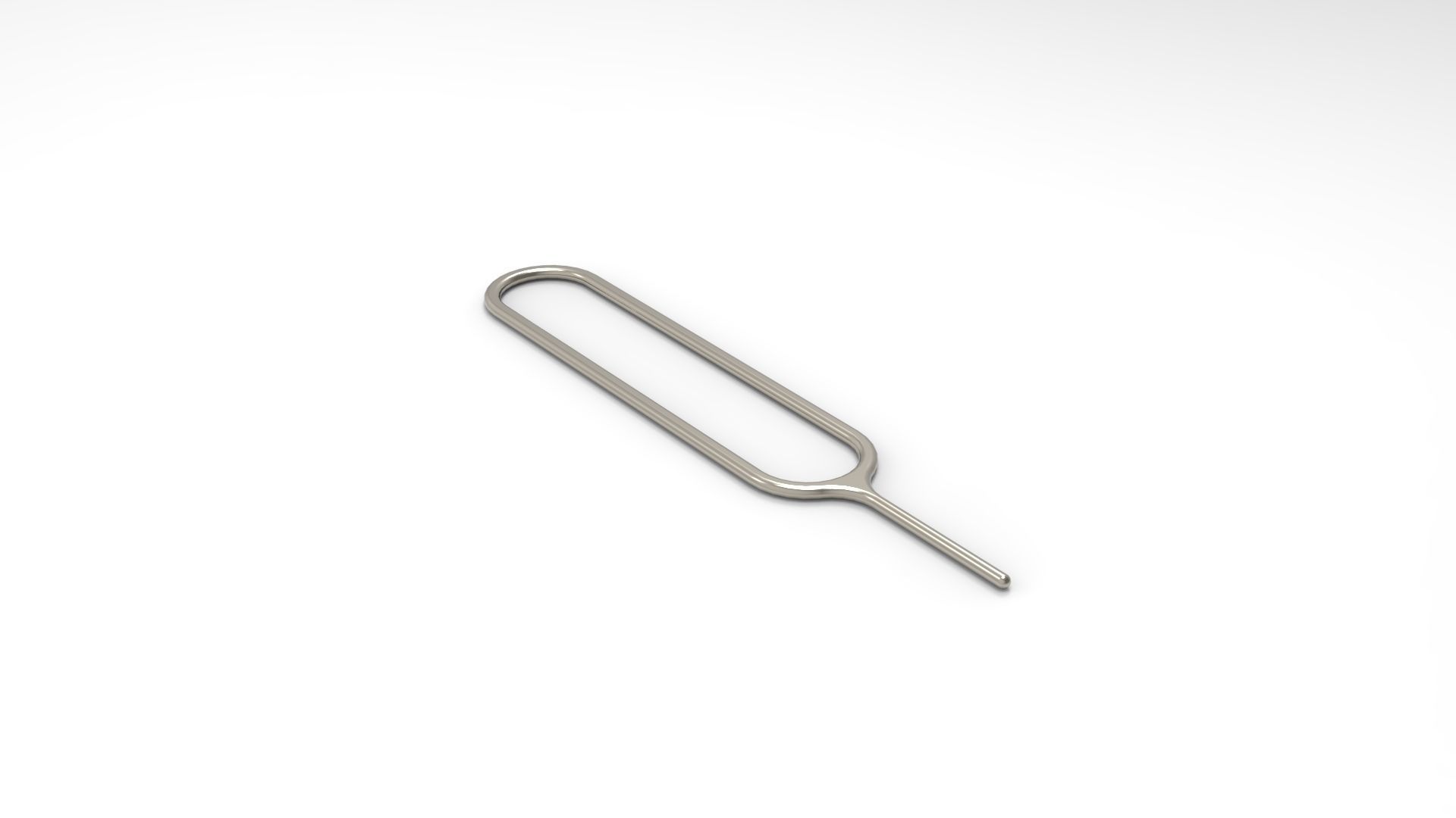 Sim-Removal-Ejector-Pin gold plated key ring 3D print model_6