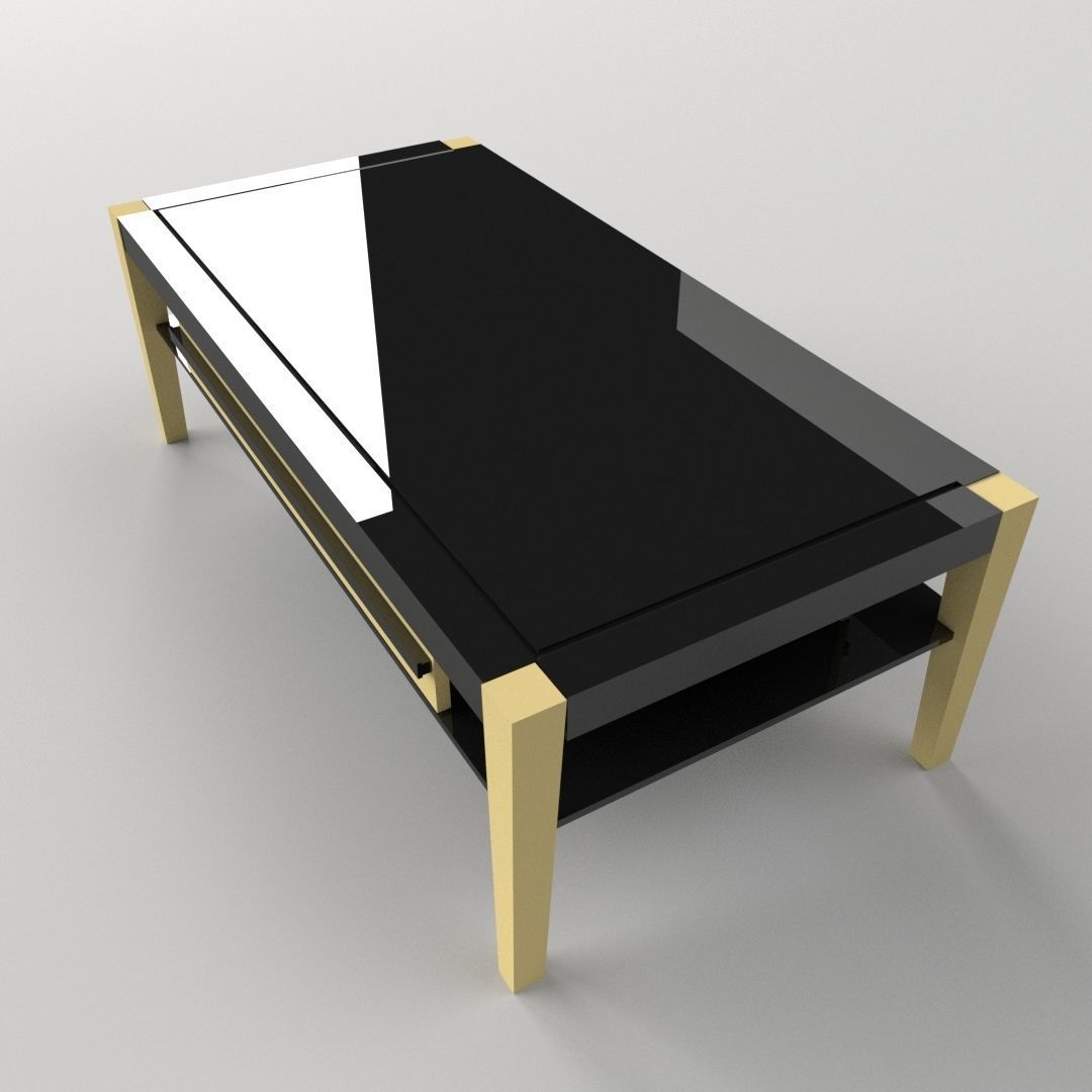 Coffee Table 3D model_2
