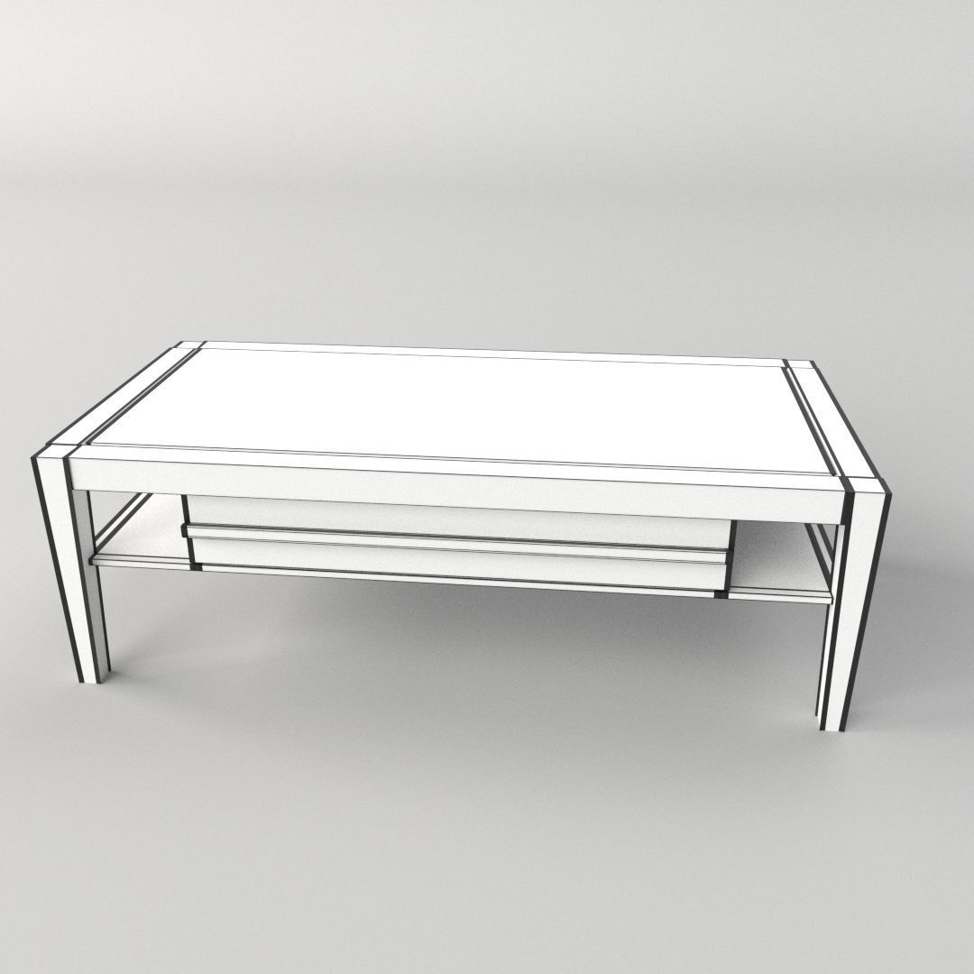 Coffee Table 3D model_4