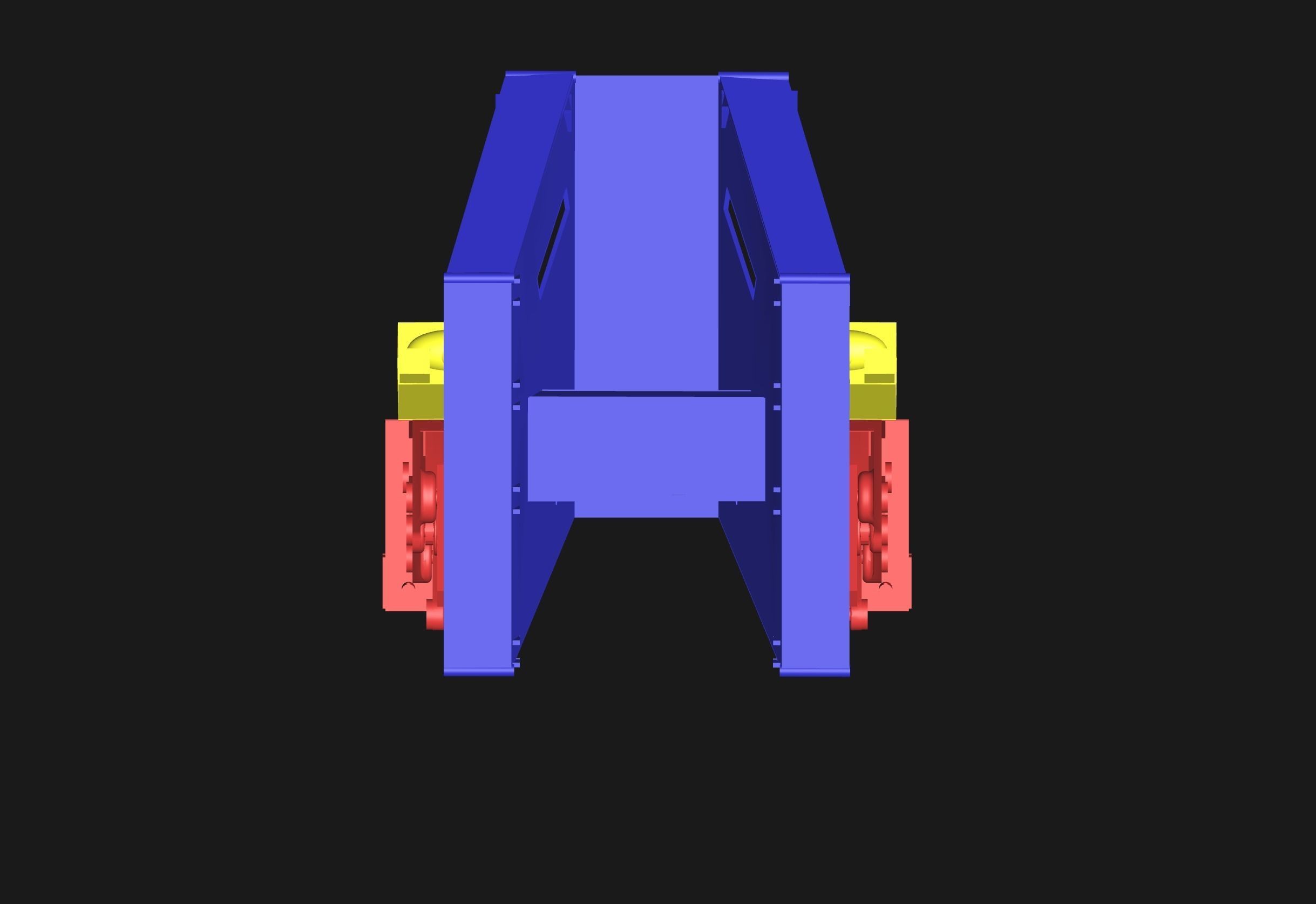 XTI PASSIVE DYNAMIC ROBOT WALKER 3D print model_6