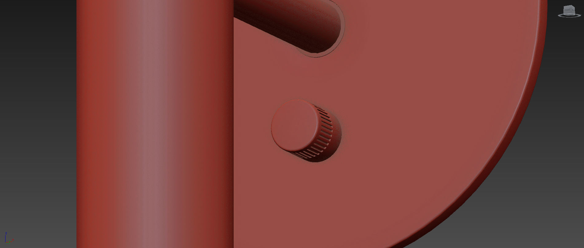 Miro 2 - Brass Vanity Wall Sconce 3D model_3