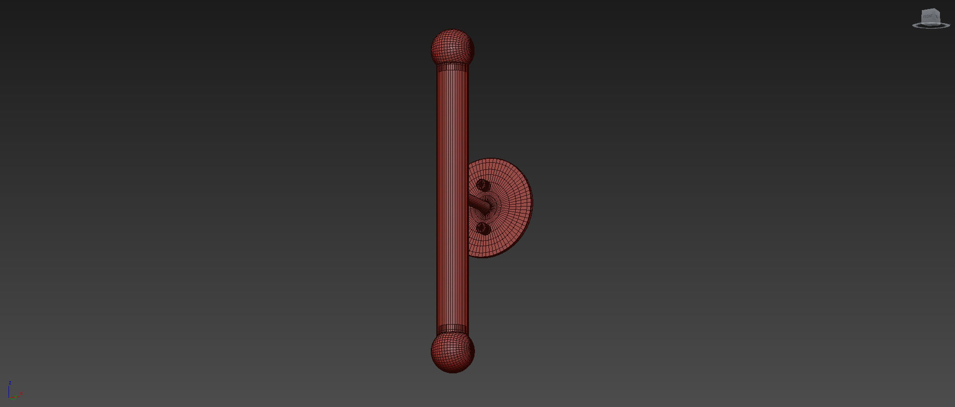 Miro 2 - Brass Vanity Wall Sconce 3D model_6