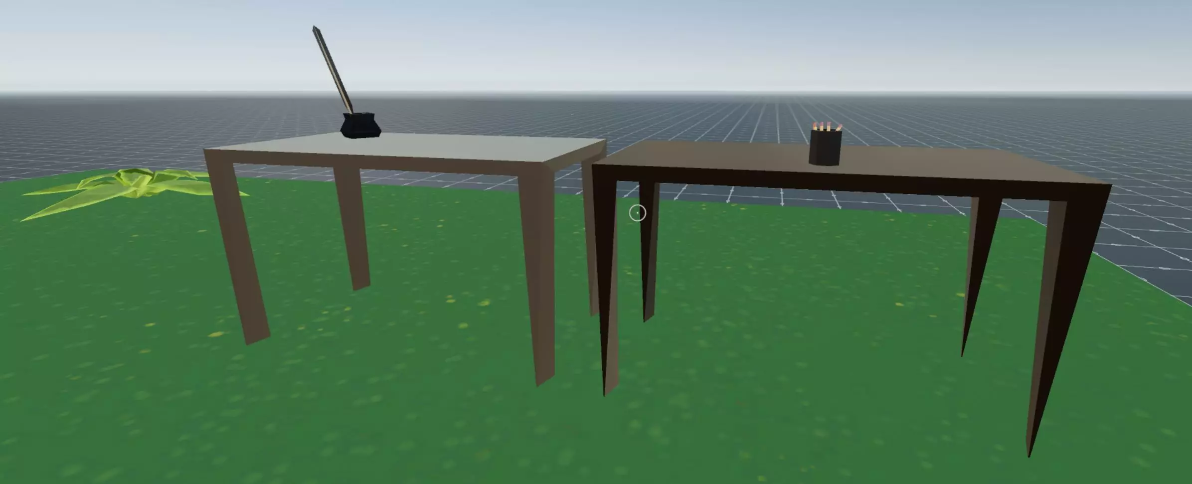 Raised Desks Free low-poly 3D model