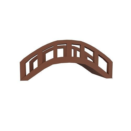 Cartoon Bridge v1 004 Free low-poly 3D model
