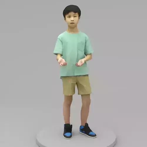 A Cool Boy Talking to Somebody