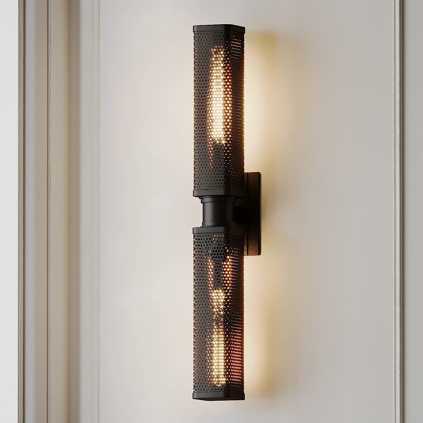 Oxon Hill 2-Light Wall Sconce 3 Colors 3D model_1