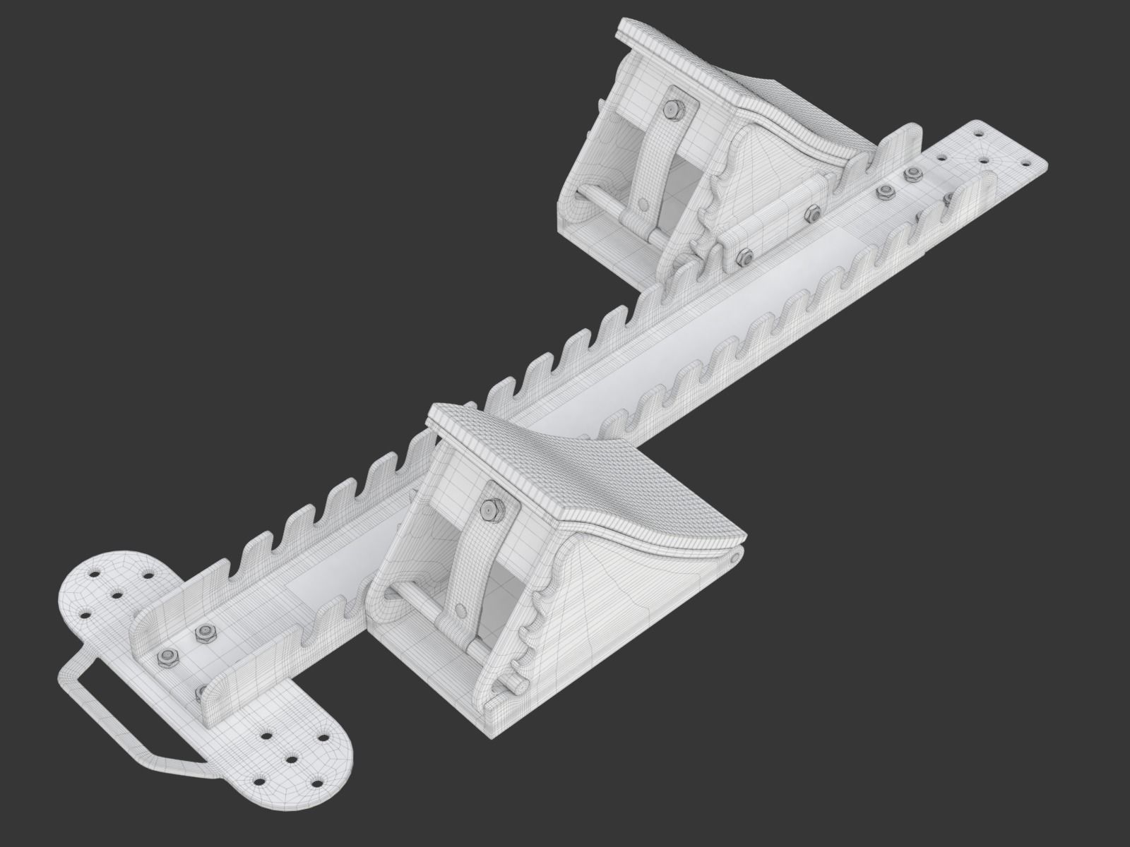 Starting Block 3D model_29