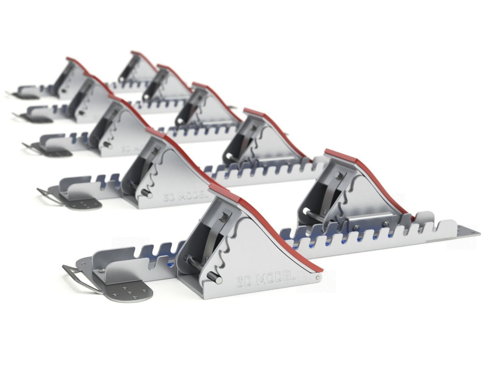 Starting Block 3D model_13