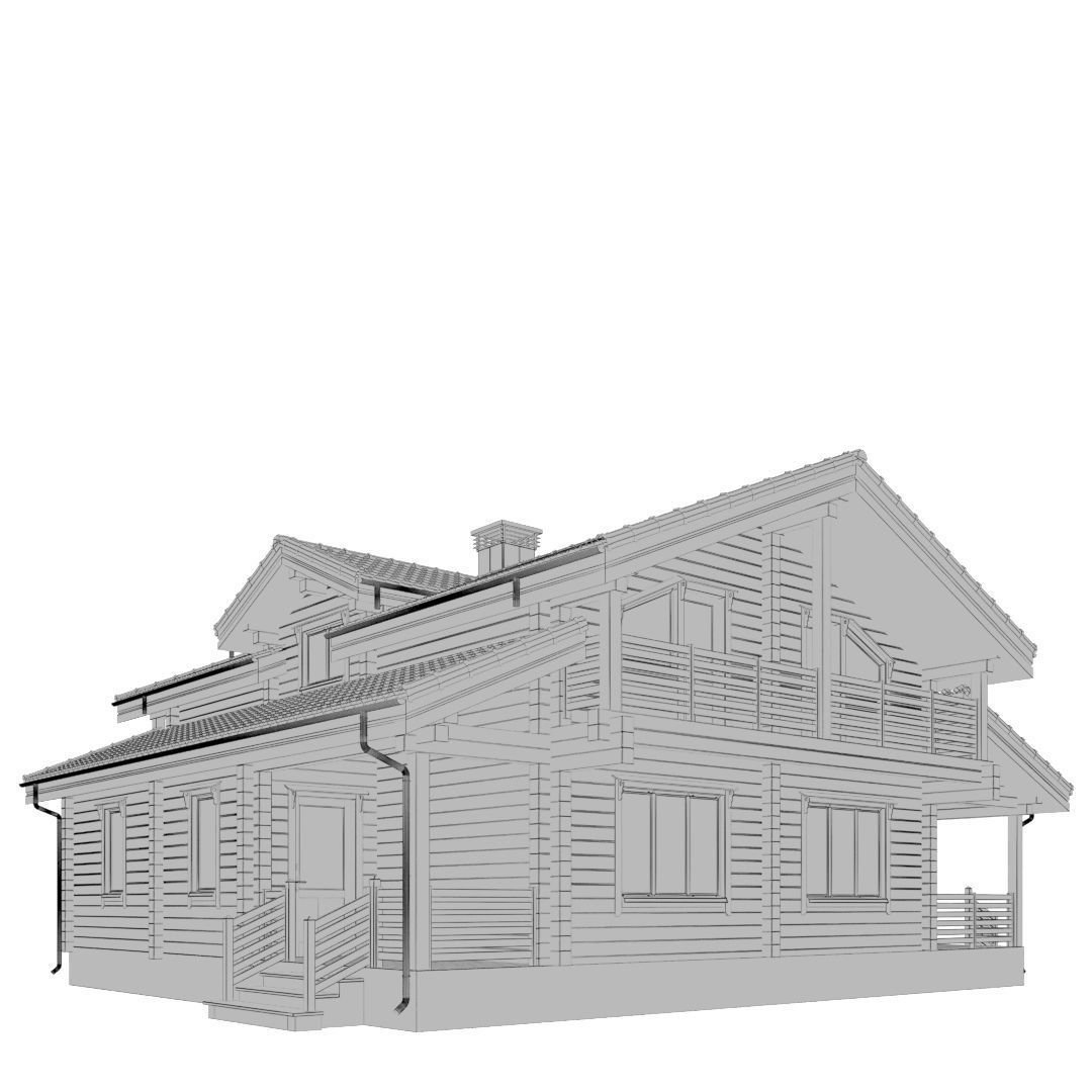 Private house 015 3D model_5