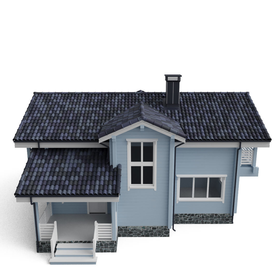 Private house 015 3D model_3