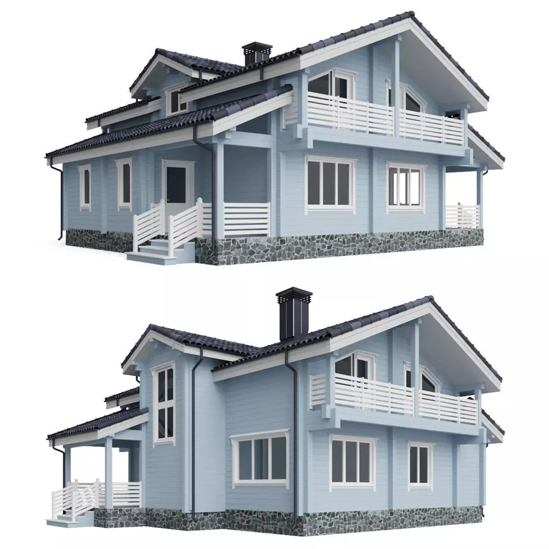 Private house 015 3D model_0